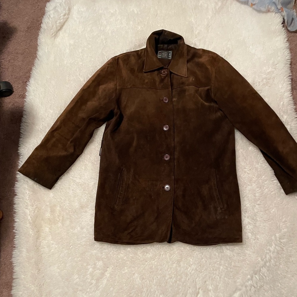 Free Tech Brown Suede Women's Coat